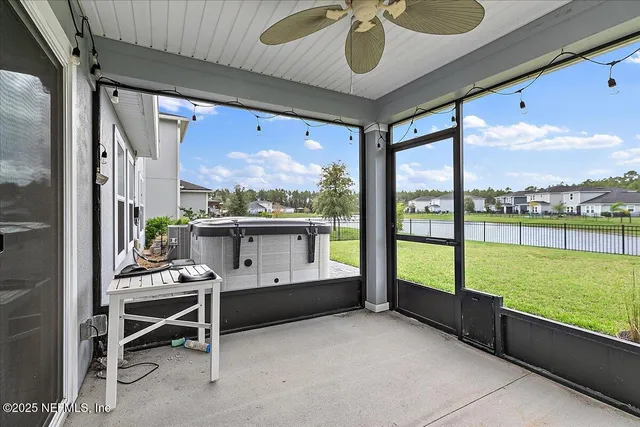 a very nice looking room with a large window