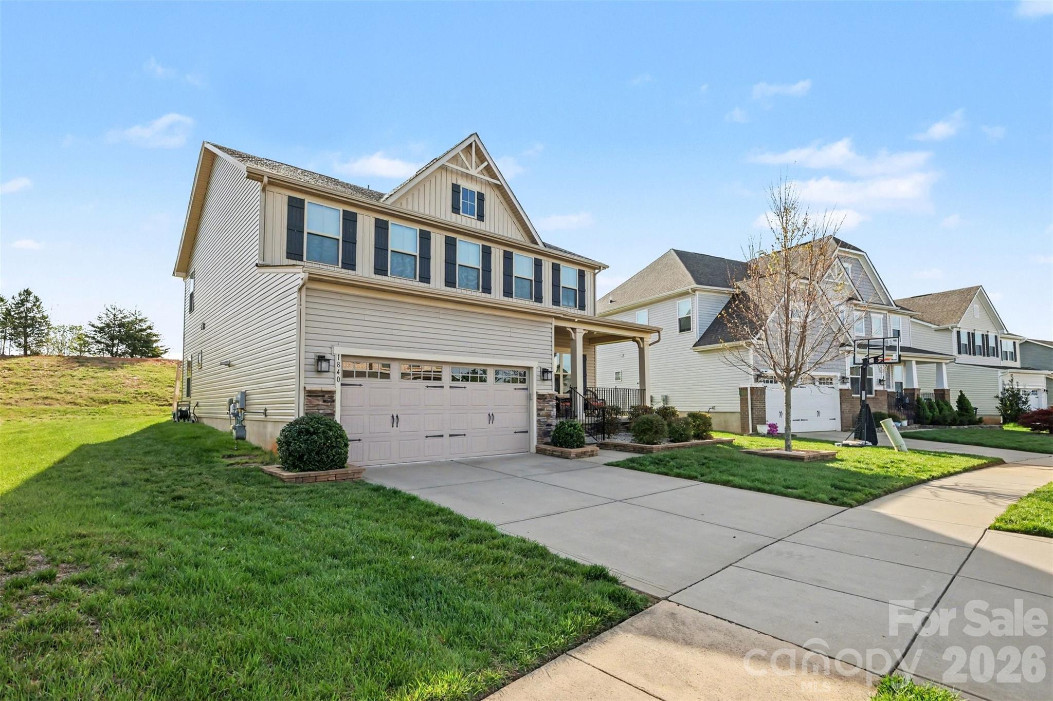 1840 Scarbrough Circle Southwest Concord, NC 28025 - Photo 2 of 29 a view of house with garden