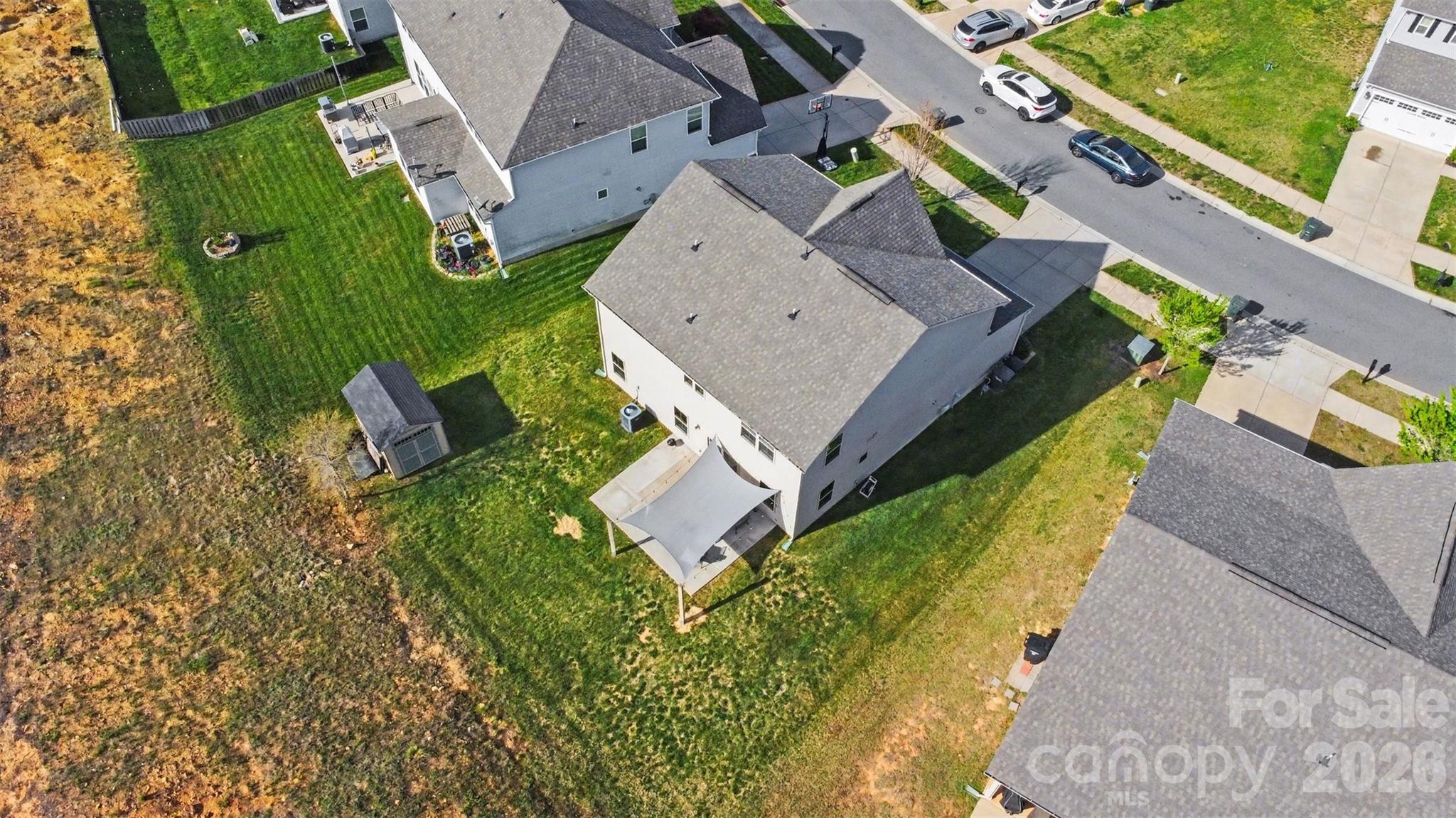 1840 Scarbrough Circle Southwest Concord, NC 28025 - Photo 28 of 29 an aerial view of a house with a garden