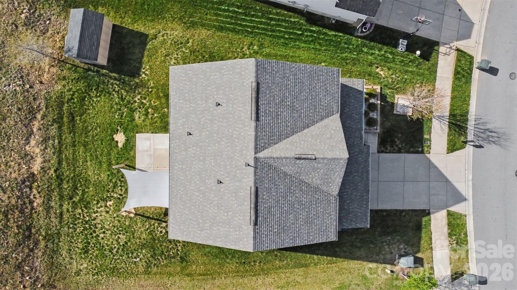 1840 Scarbrough Circle Southwest Concord, NC 28025 - Photo 29 of 29 an aerial view of a house having yard