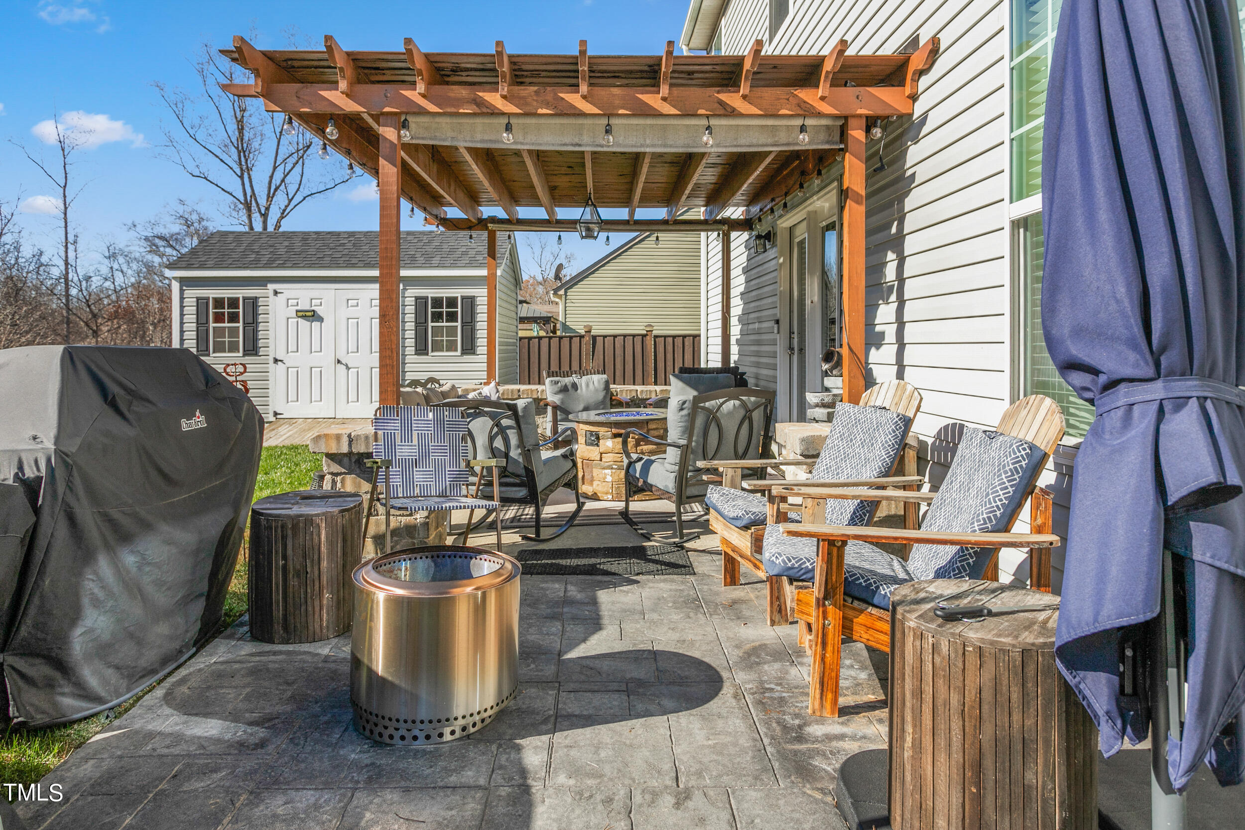 2329 Longshadow Drive Graham, NC 27253 - Photo 33 of 35 2329 Longshadow Drive Building from Pati