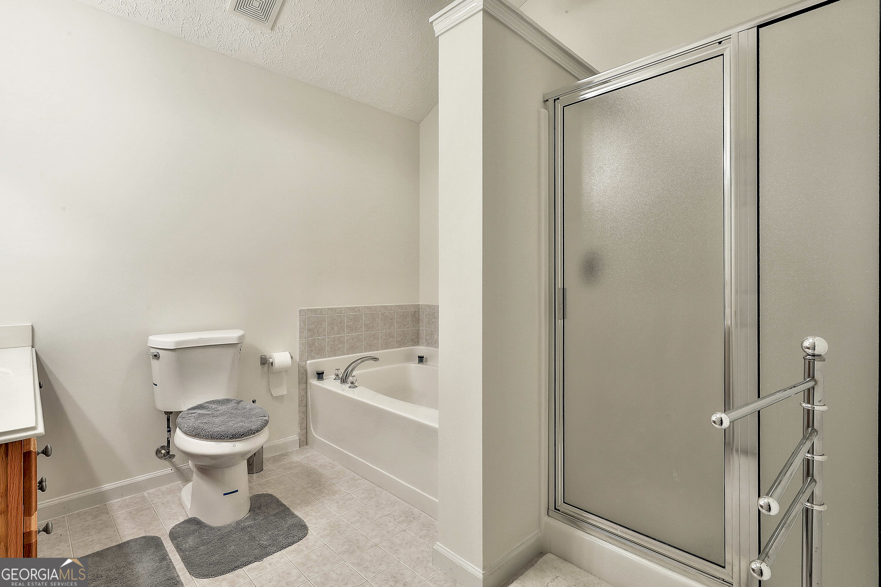 450 McKoy Road Newnan, GA 30263 - Photo 19 of 28 a bathroom with a toilet and a shower