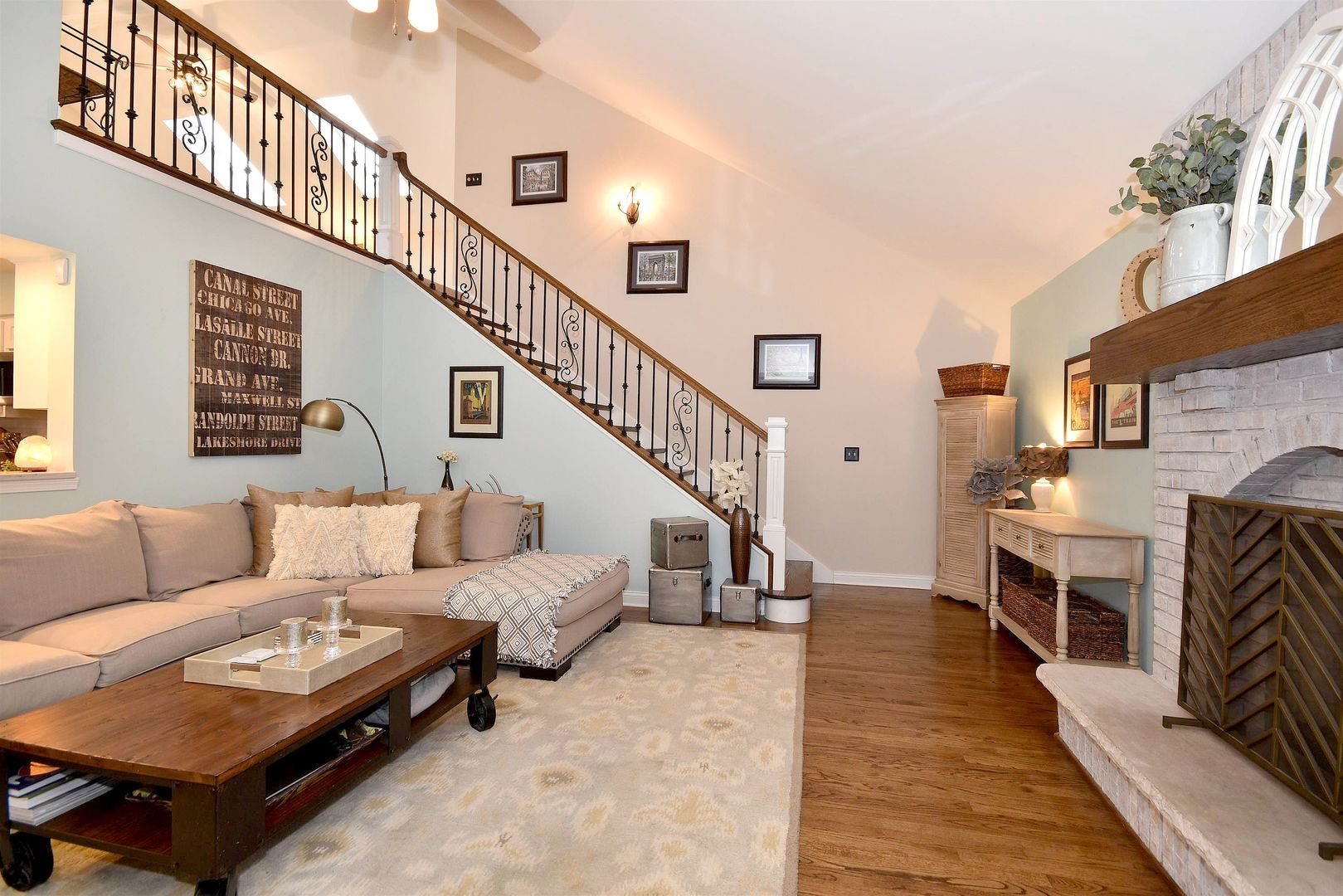533 Lavina Drive Bolingbrook, IL 60440 - Photo 11 of 44 a living room with furniture and a wooden floor