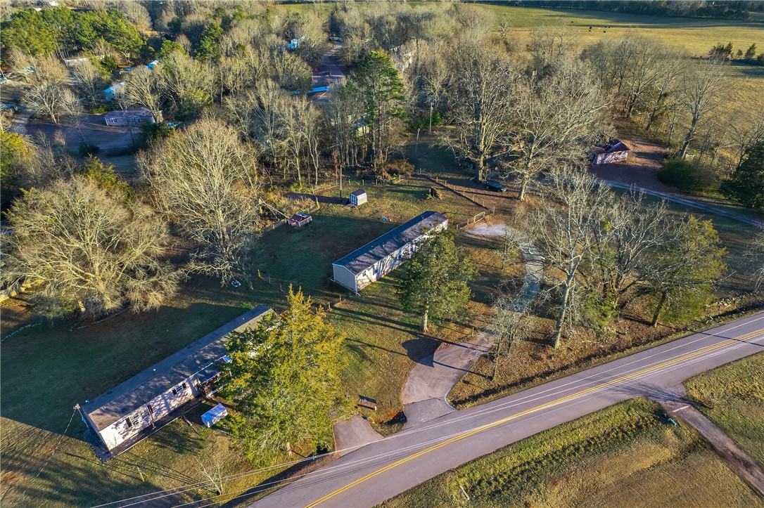 862 North Old Mill Road Easley, SC 29640 - Photo 23 of 24 An aerial perspective reveals a rural landscape with scattered homes and natural surroundings.