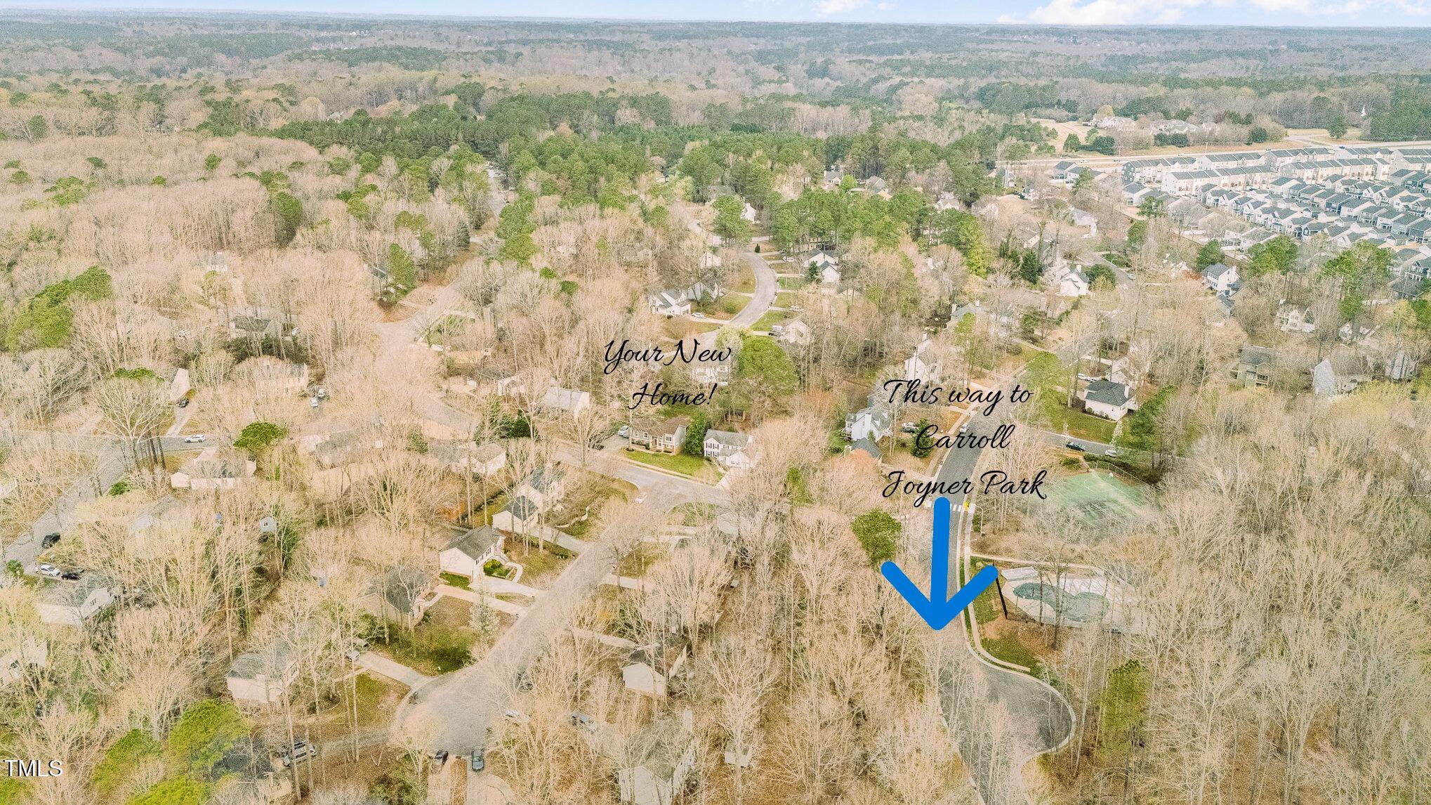 918 Templeridge Road Wake Forest, NC 27587 - Photo 10 of 12 Drone Photo