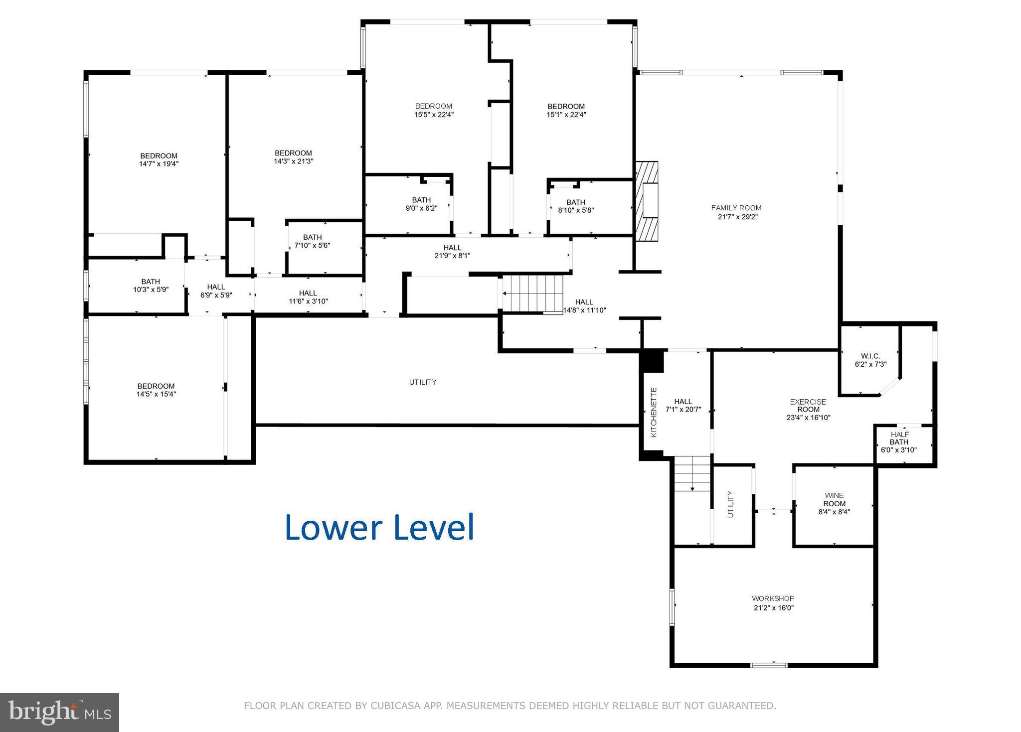 7702 Dance Hall Road Frederick, MD 21701 - Photo 66 of 66 Lower Level Floor Plan