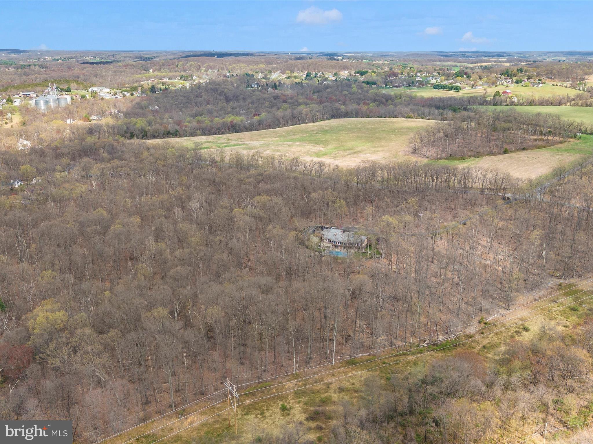 7702 Dance Hall Road Frederick, MD 21701 - Photo 9 of 66 Aerial View from Back of Property