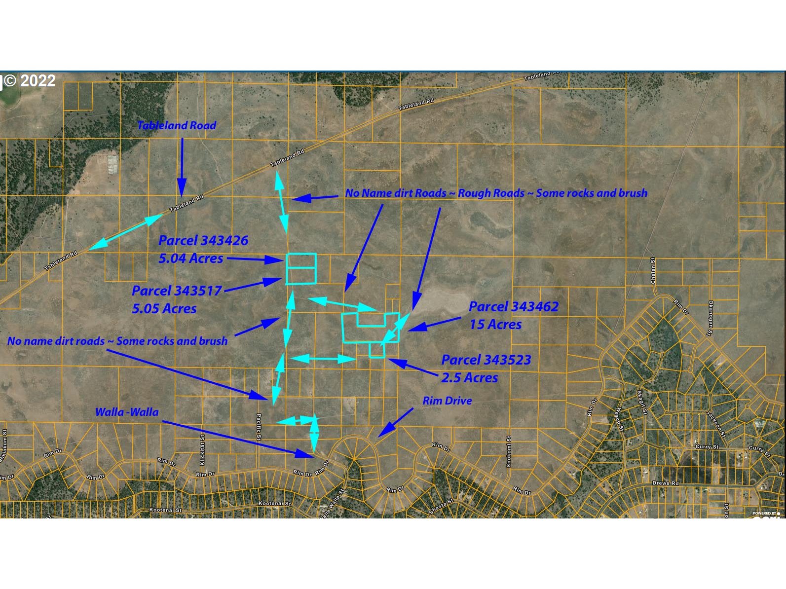 Tableland Road Chiloquin, OR 97624 - Photo 9 of 9 a bird view