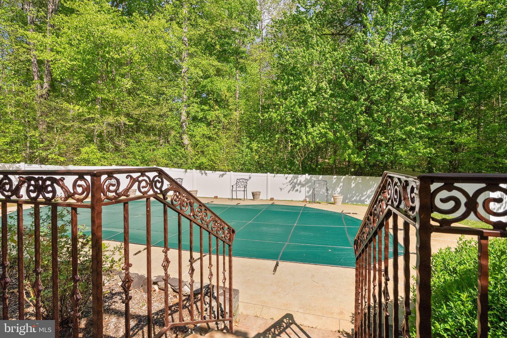 9401 Keyser Road Nokesville, VA 20181 - Photo 83 of 106 View of Pool from Patio Stairs