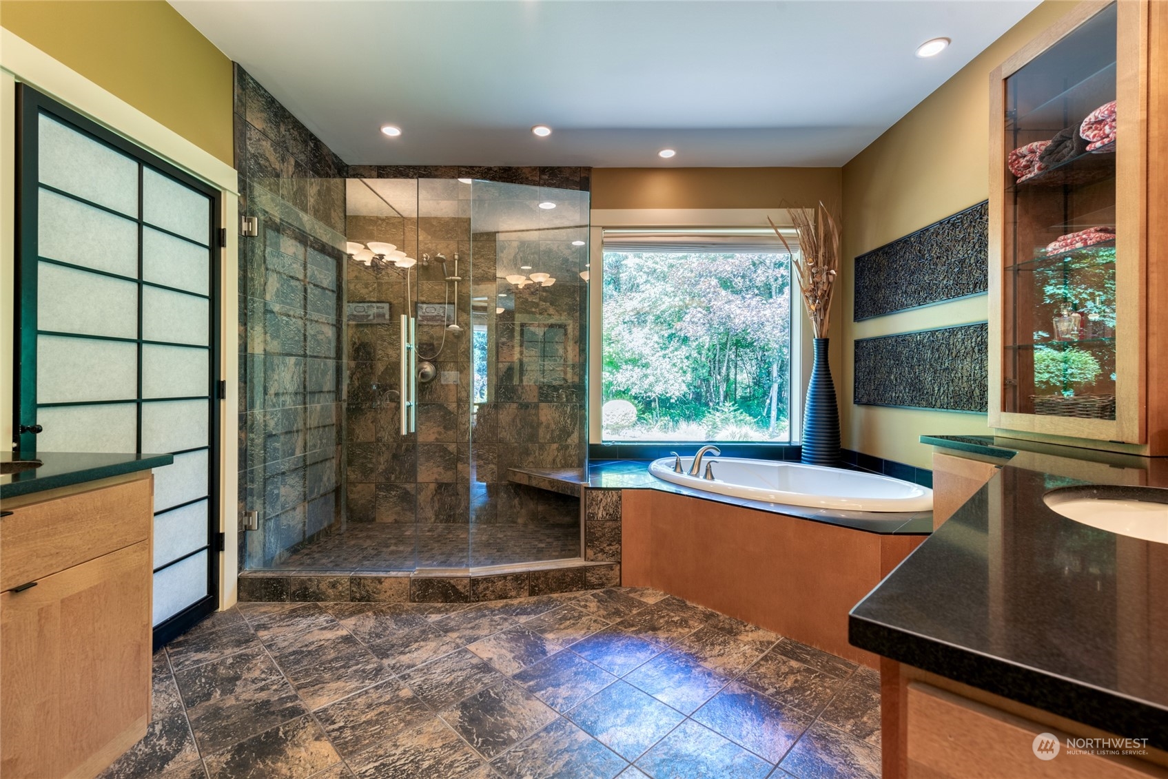 4635 D D Milluhr Road Northeast Olympia, WA 98516 - Photo 17 of 40 a view of a large room with large windows