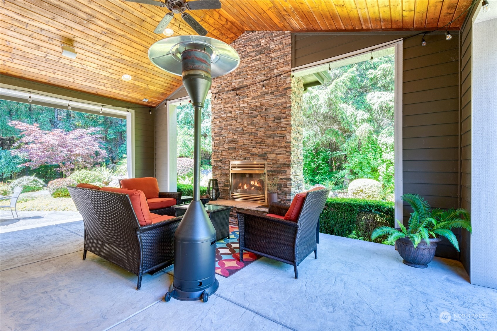 4635 D D Milluhr Road Northeast Olympia, WA 98516 - Photo 18 of 40 a outdoor living space with furniture and garden view