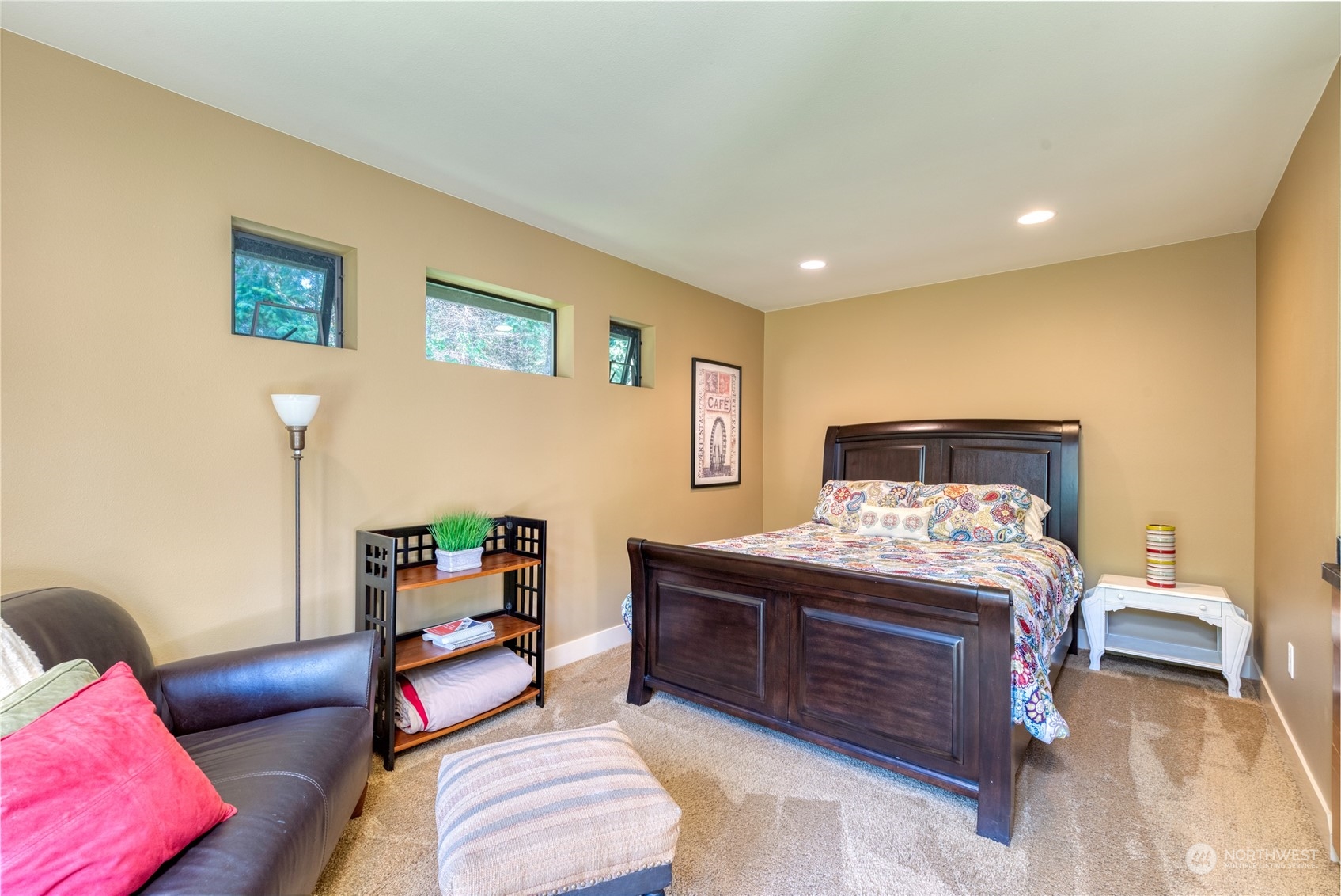 4635 D D Milluhr Road Northeast Olympia, WA 98516 - Photo 26 of 40 a bedroom with a bed and a couch