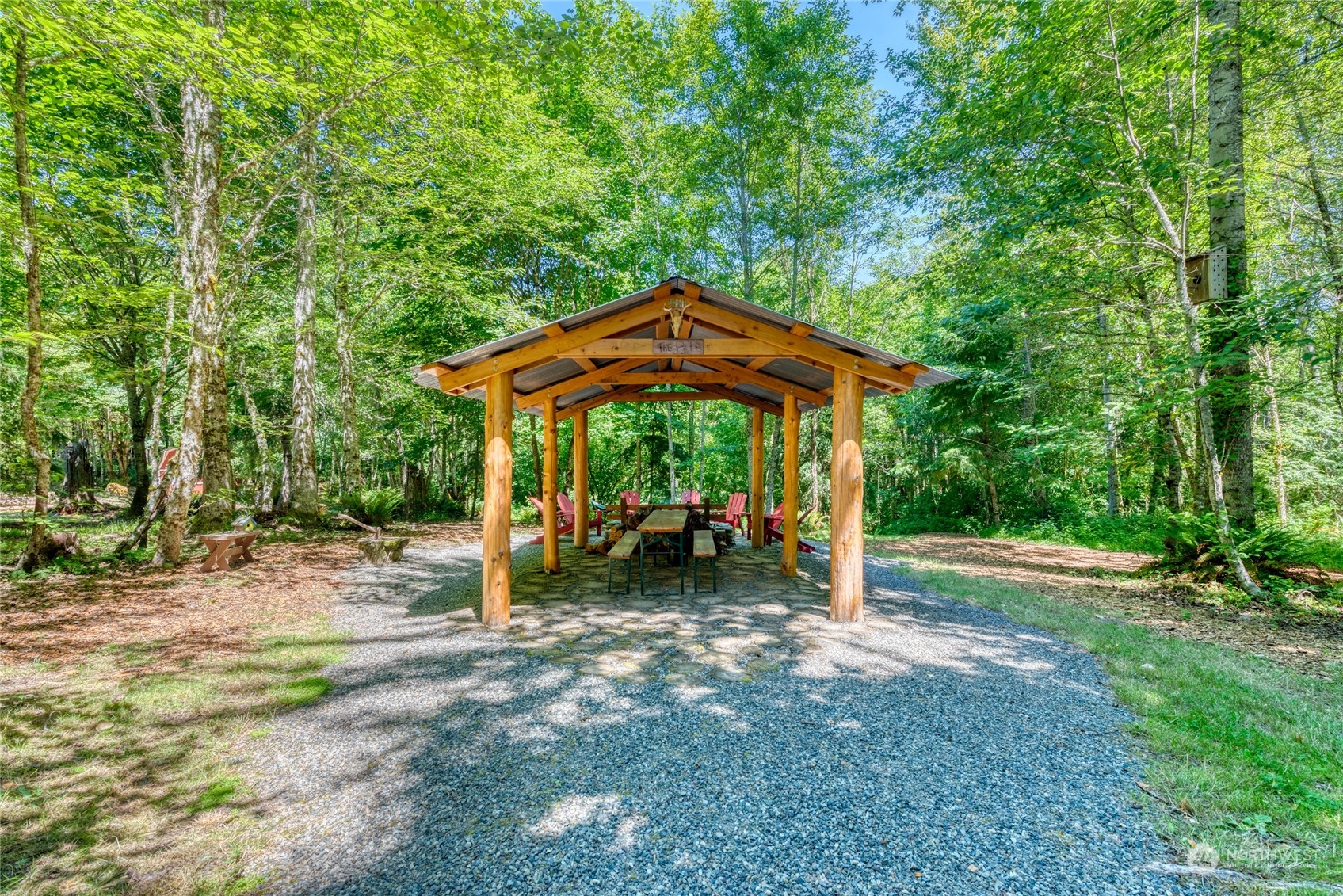 4635 D D Milluhr Road Northeast Olympia, WA 98516 - Photo 29 of 40 a view of outdoor space yard deck patio and outdoor kitchen