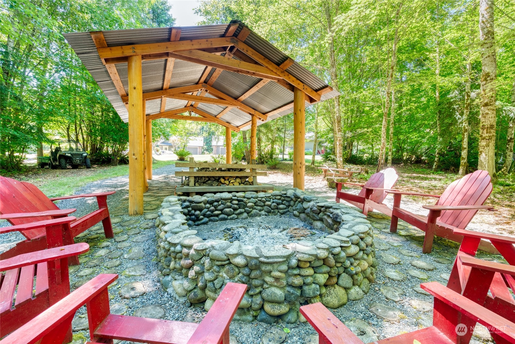 4635 D D Milluhr Road Northeast Olympia, WA 98516 - Photo 30 of 40 a backyard of a house with yard and outdoor seating