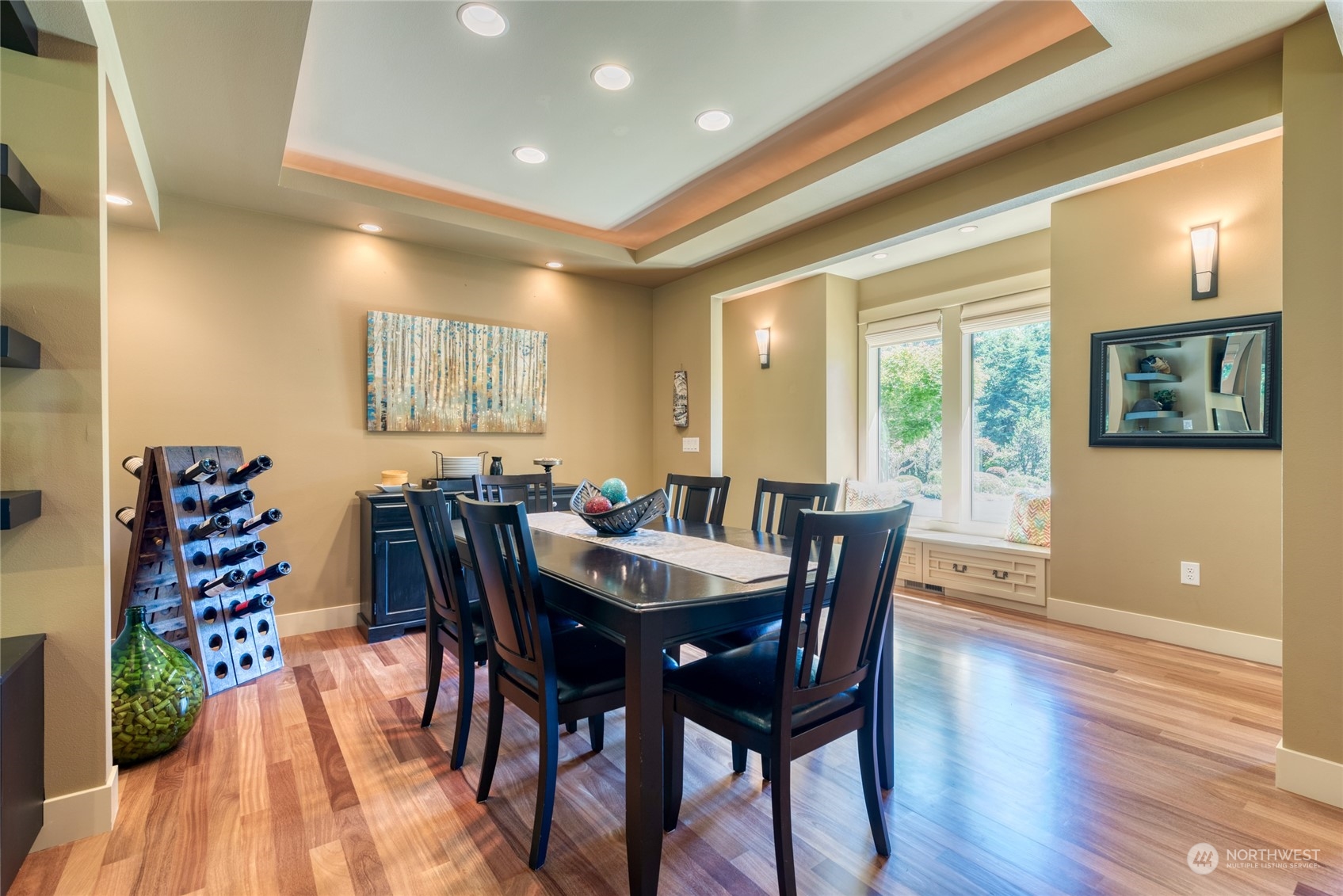 4635 D D Milluhr Road Northeast Olympia, WA 98516 - Photo 3 of 40 a view of a dining room with furniture window and wooden floor
