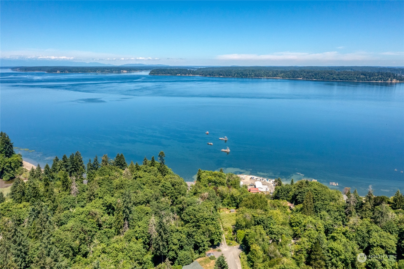 4635 D D Milluhr Road Northeast Olympia, WA 98516 - Photo 38 of 40 a view of a lake with a yard