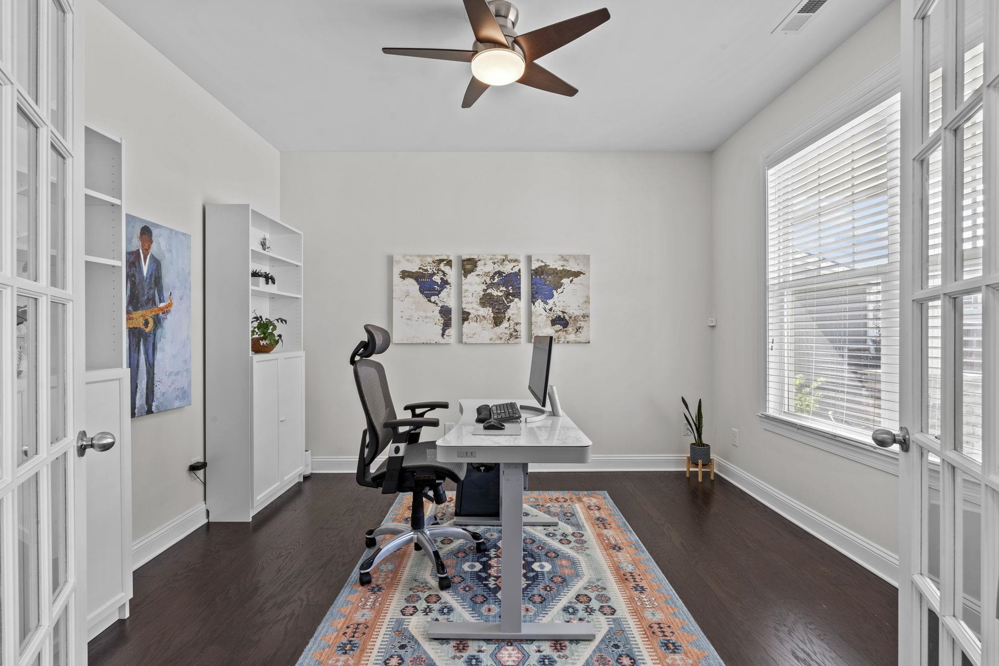 148 Morgan Ridge Road Holly Springs, NC 27540 - Photo 4 of 31 Private Study with French Door Entry Ideal if Working From Home