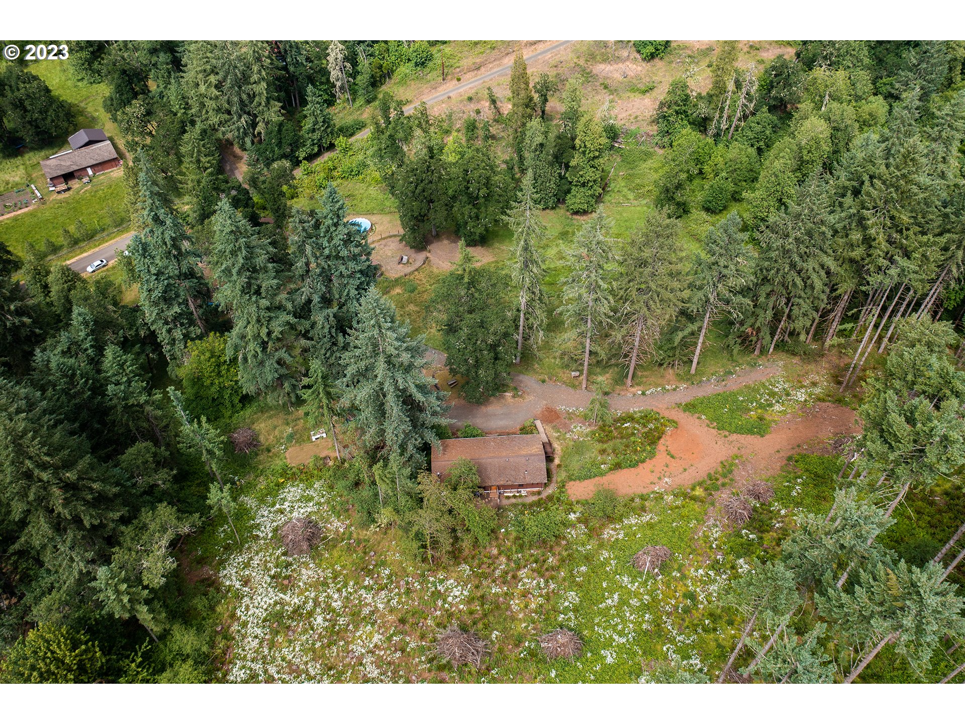 29588 Simmons Road Eugene, OR 97405 - Photo 40 of 44 a view of a back yard
