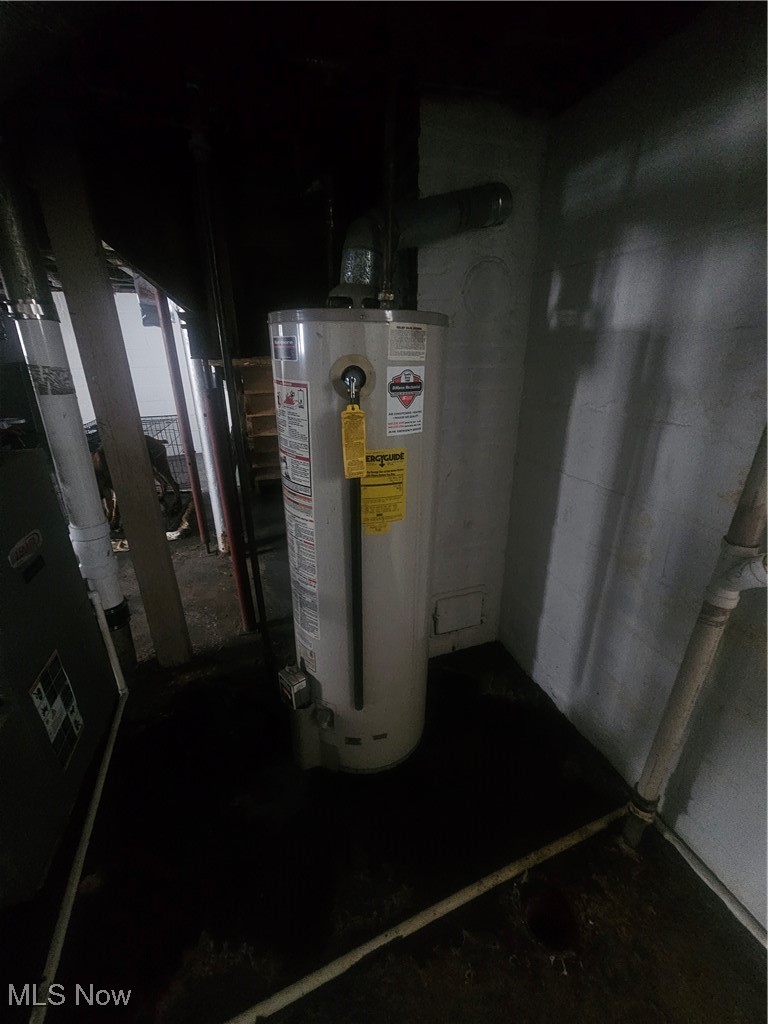 25150 Columbus Road Bedford Heights, OH 44146 - Photo 27 of 30 Utility room featuring water heater