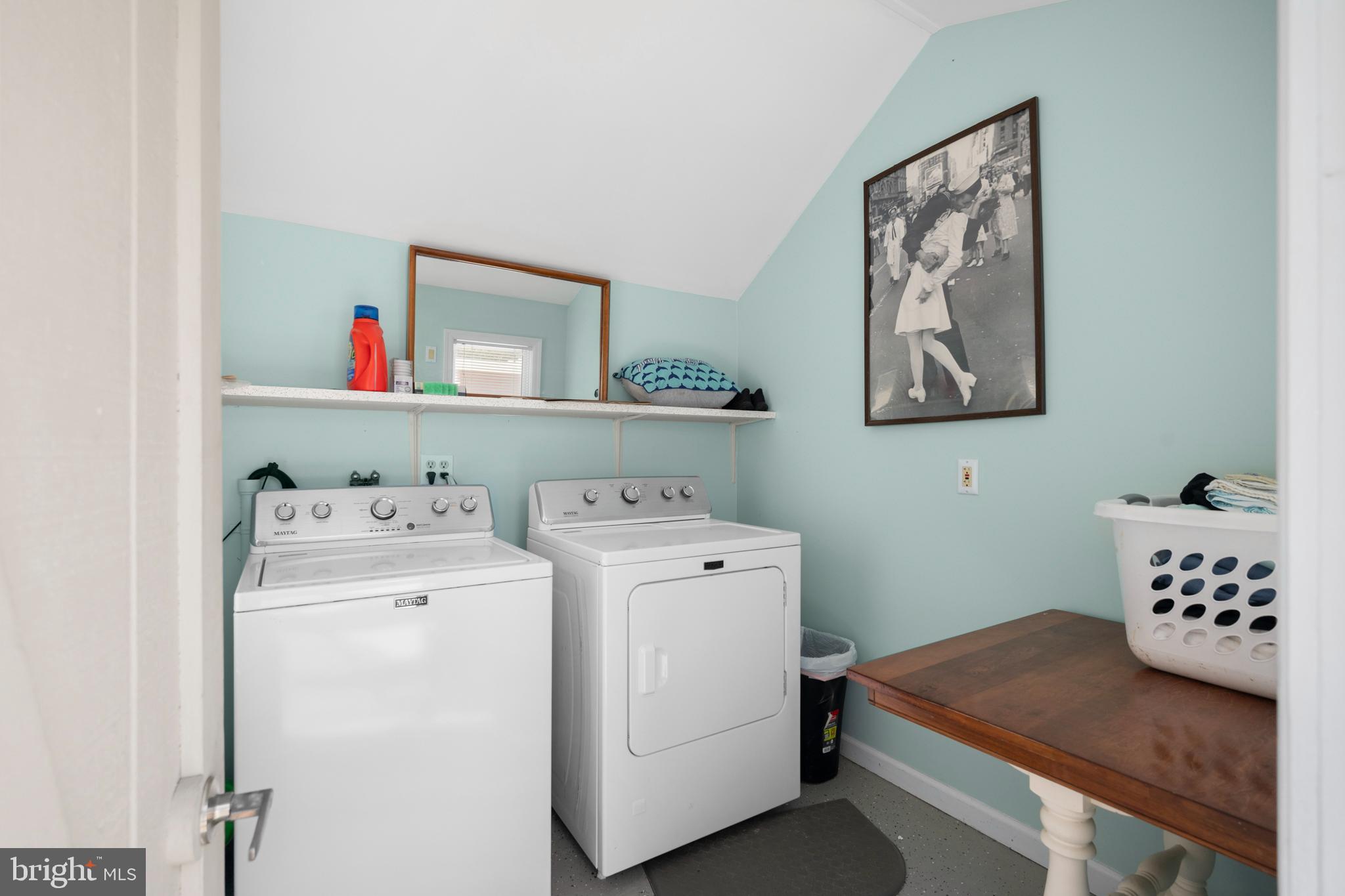 33 19th Street Surf City, NJ 08008 - Photo 22 of 63 a utility room with dryer and washer