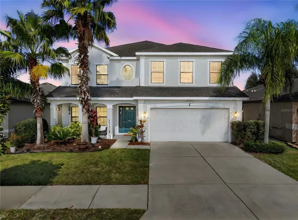 front view of house with a yard