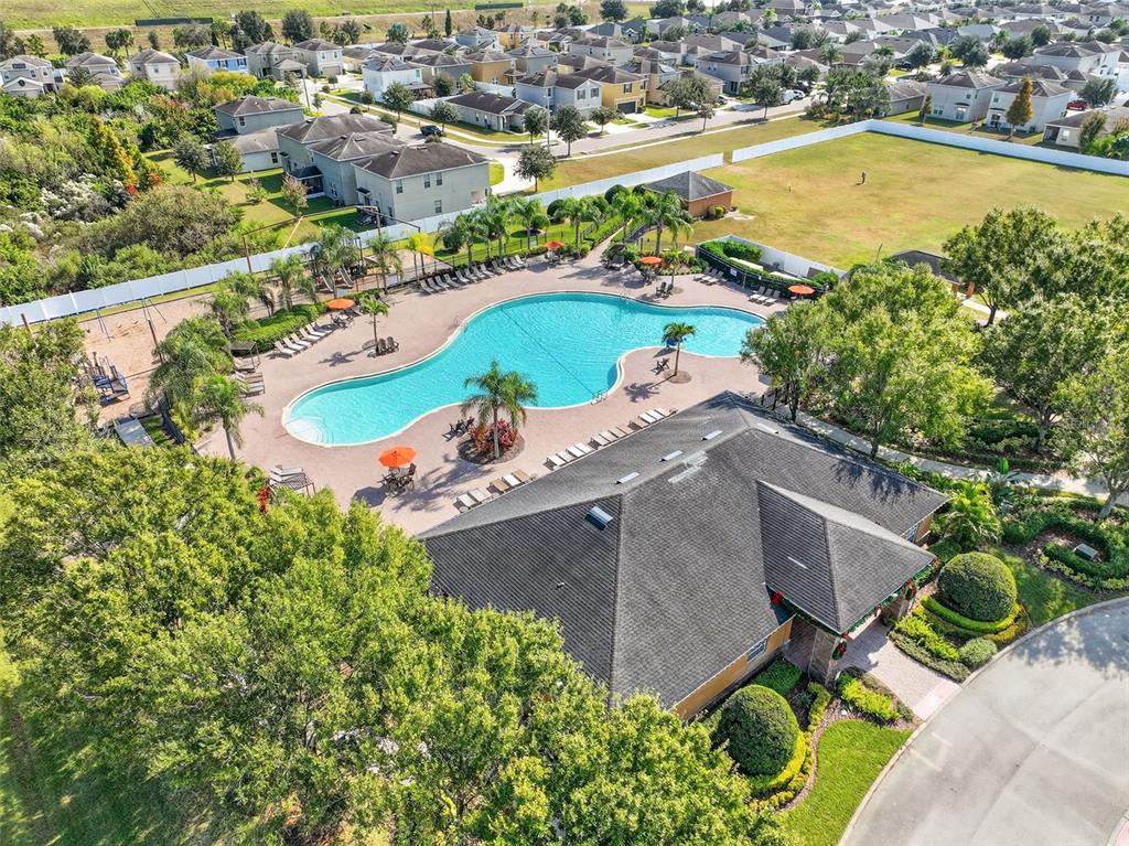 11214 Carrick Stone Street Wimauma, FL 33598 - Photo 57 of 73 an aerial view of a house