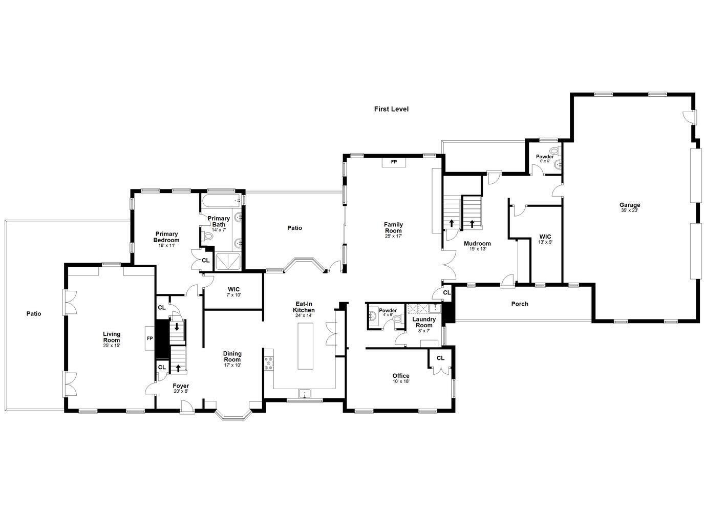 538 Laurel Road New Canaan, CT 06840 - Photo 24 of 28 a picture of floor plan
