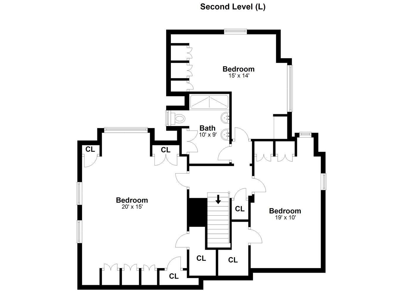 538 Laurel Road New Canaan, CT 06840 - Photo 25 of 28 a picture of a floor plan