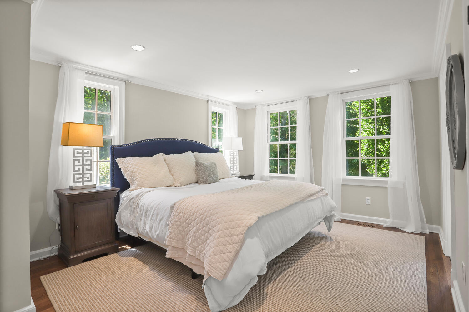 538 Laurel Road New Canaan, CT 06840 - Photo 10 of 28 a bedroom with bed and a window