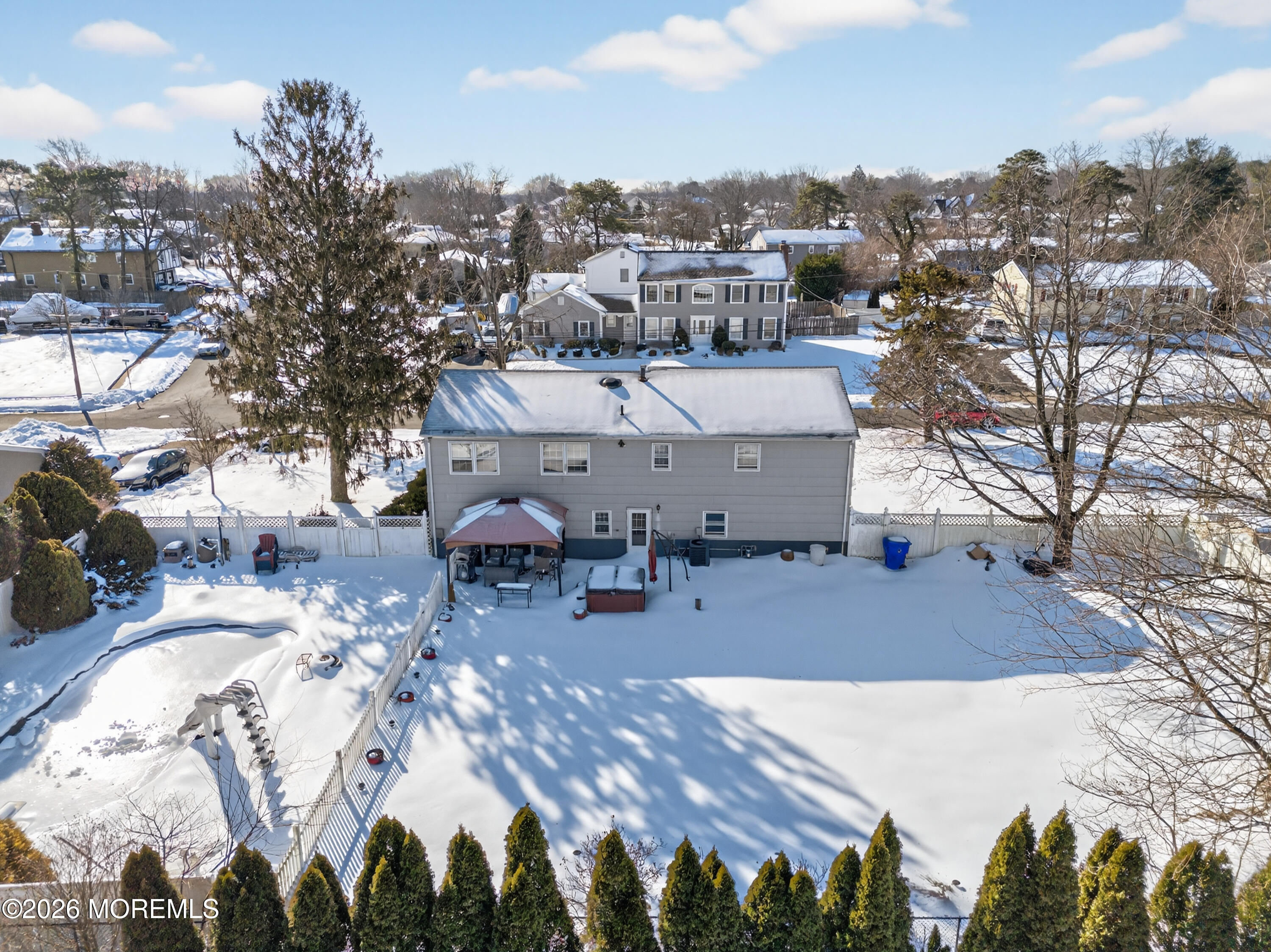 417 Crestview Terrace Brick, NJ 08723 - Photo 33 of 36 417CrestviewTer-aerial yard