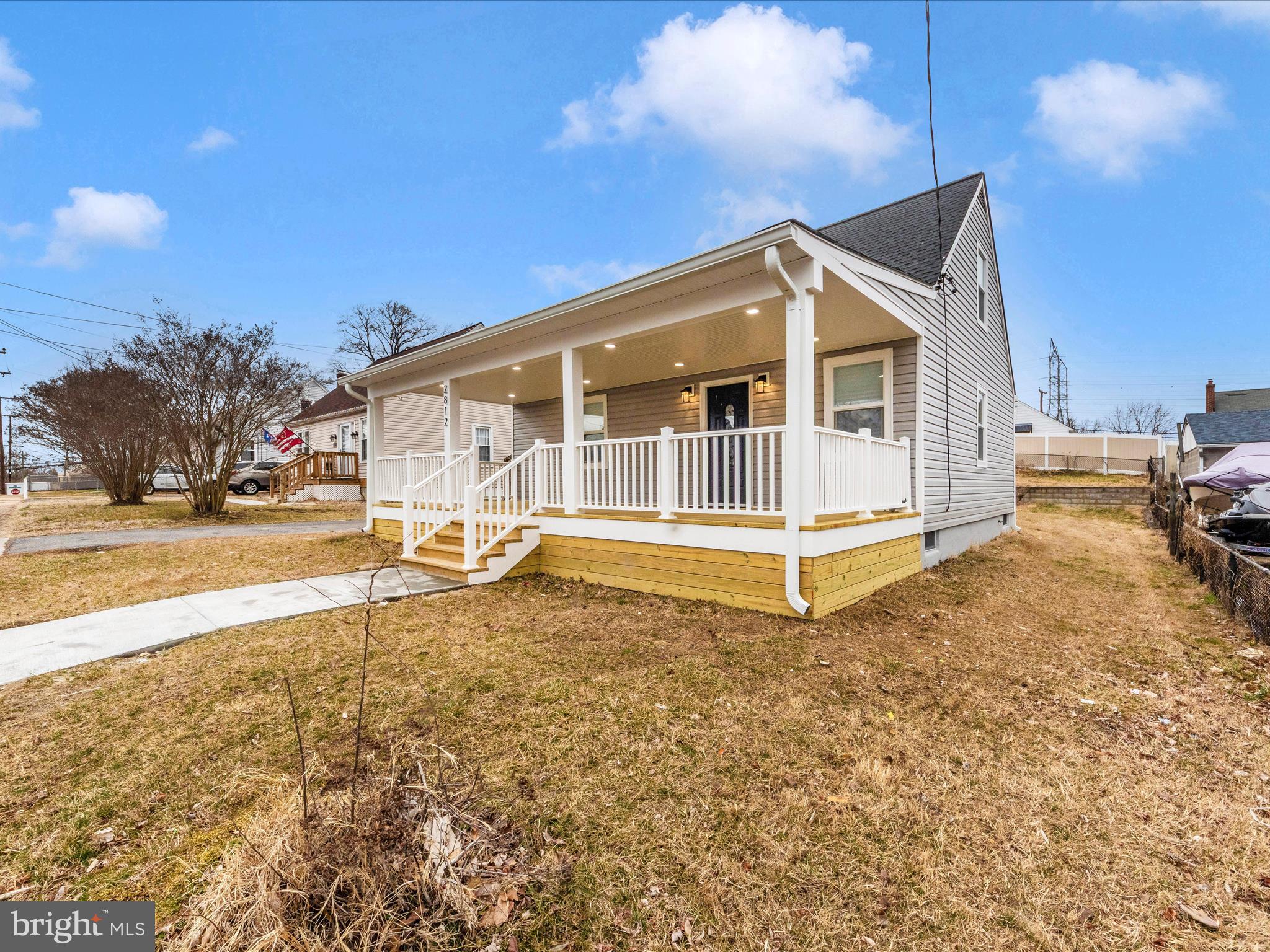 2812 Manoff Road Halethorpe, MD 21227 - Photo 47 of 55 a view of a house with backyard and sitting area
