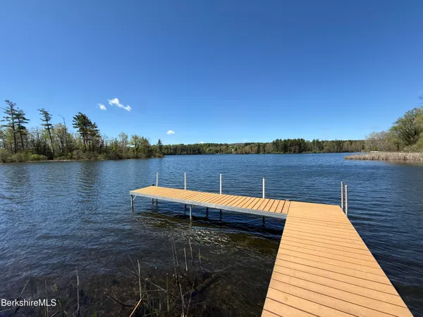 a view of sitting area and lake view