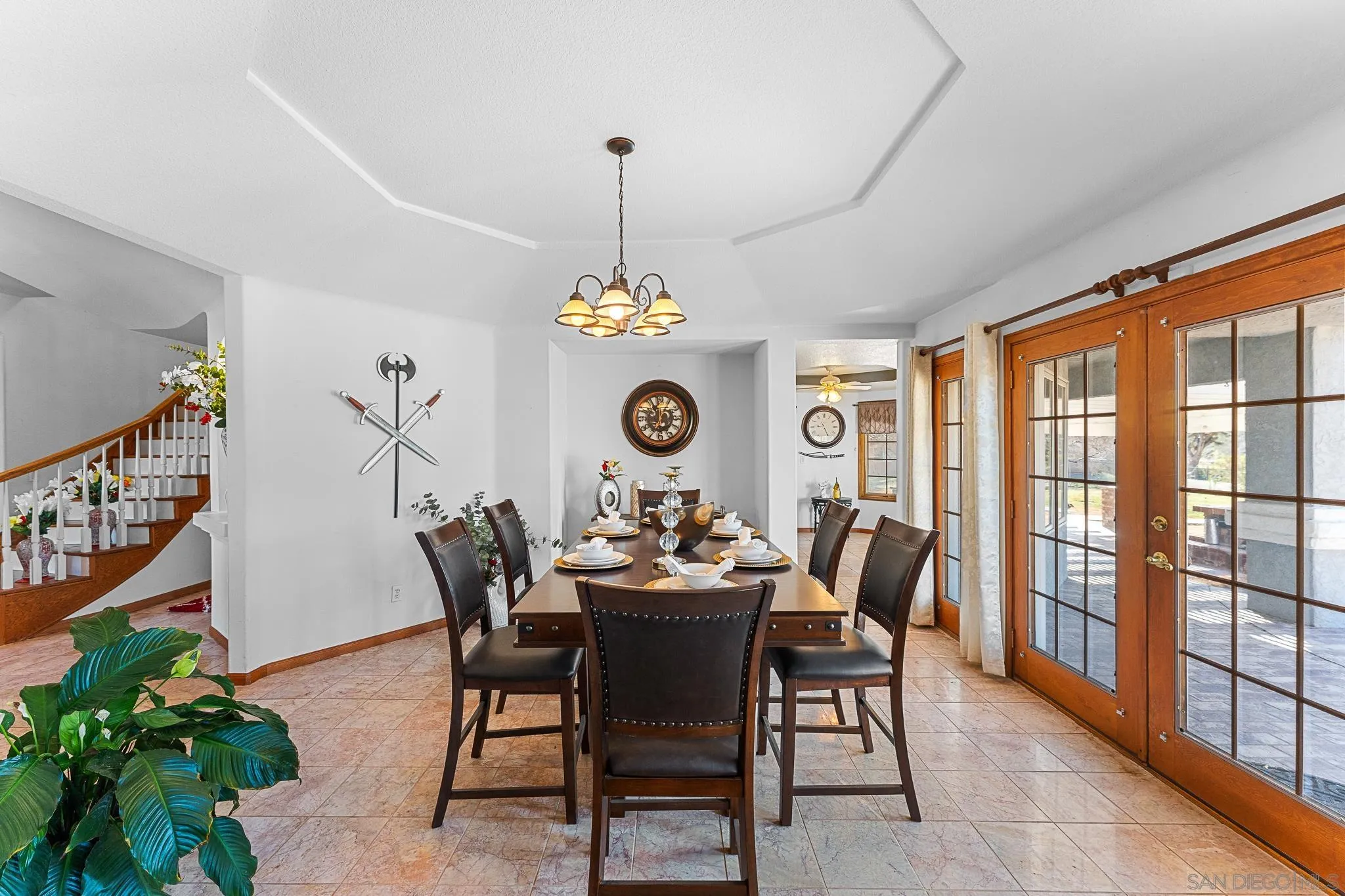 19775 Symeron Road Apple Valley, CA 92307 - Photo 14 of 73 a dining room with furniture window and wooden floor