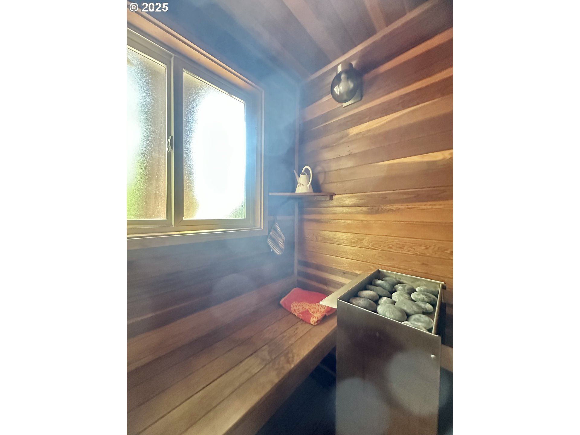 20698 South Mattoon Road Estacada, OR 97023 - Photo 27 of 41 a bathroom with a granite countertop sink and a mirror