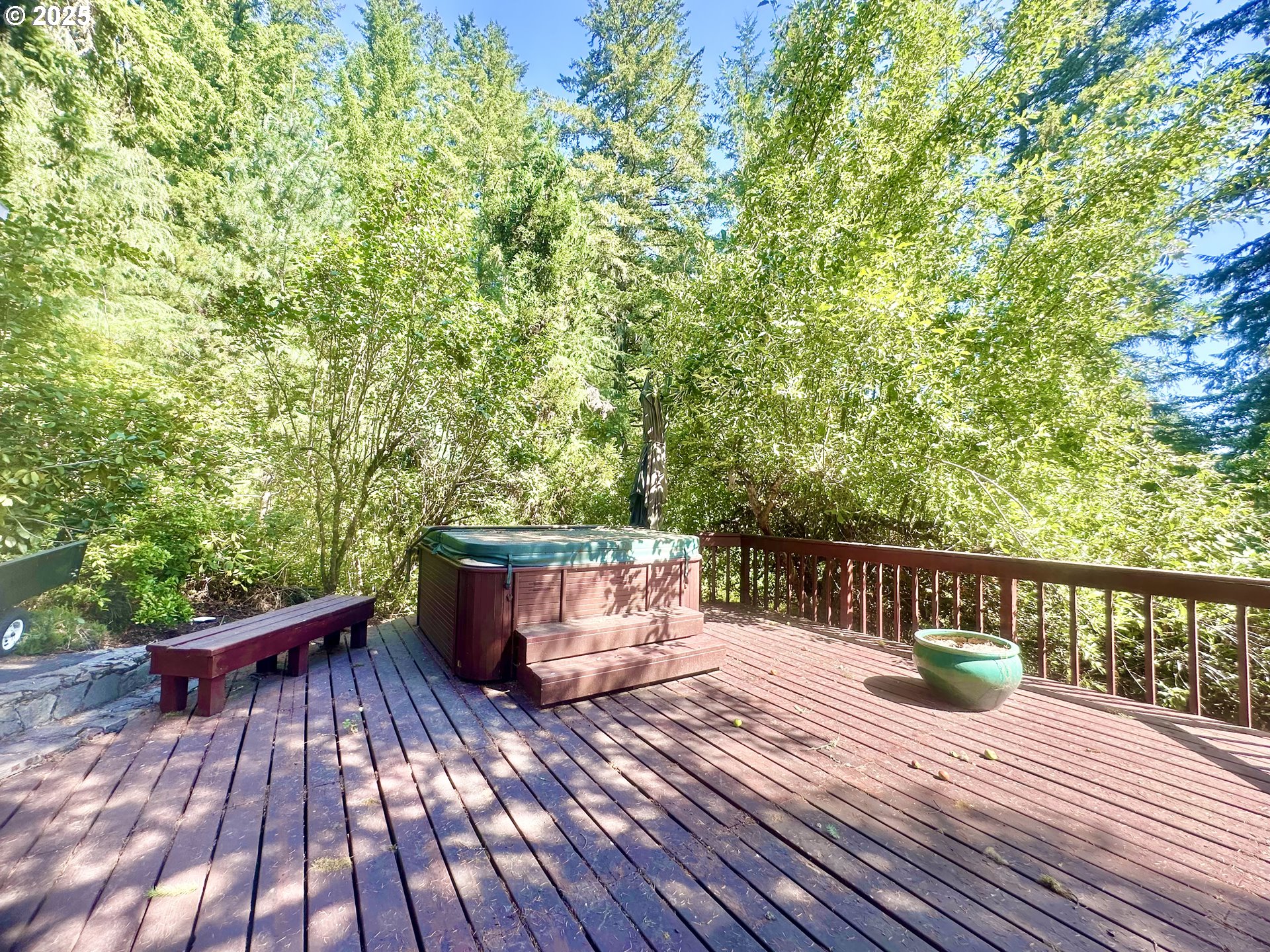 20698 South Mattoon Road Estacada, OR 97023 - Photo 35 of 41 a view of deck with patio and wooden floor