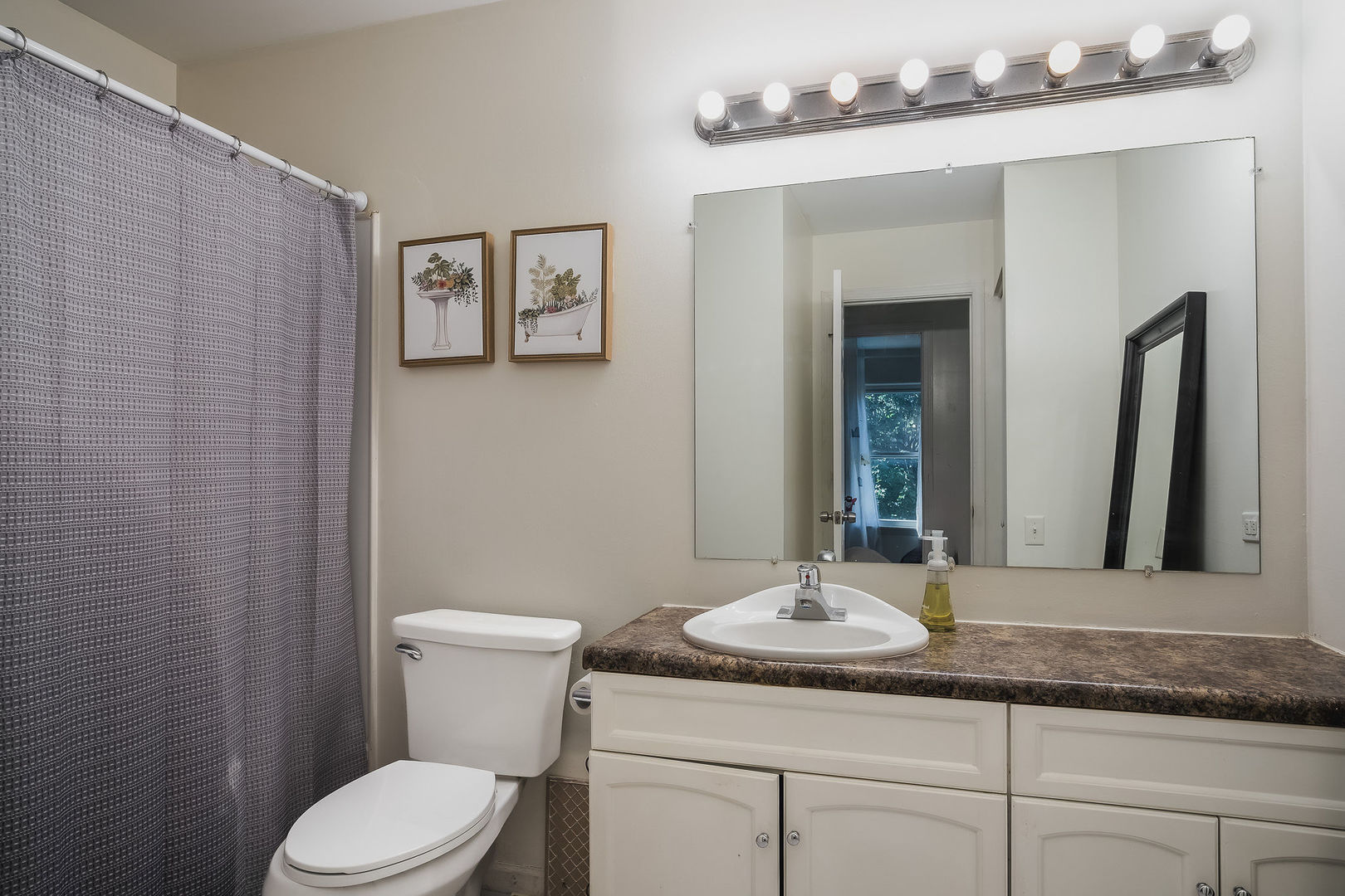 800 Indian Wells Circle Elgin, IL 60123 - Photo 11 of 17 a bathroom with a granite countertop sink mirror vanity and toilet