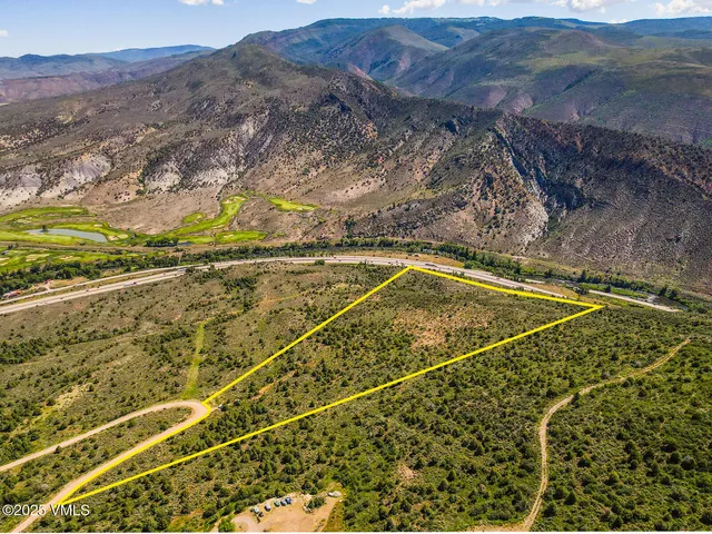 a view of an outdoor space and mountain view