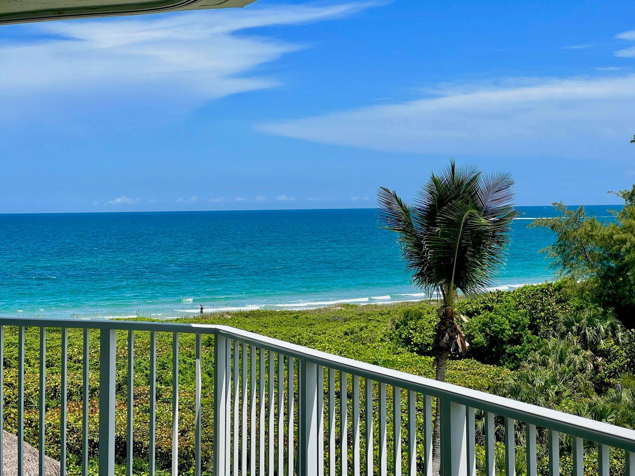 2700 North Hwy A1A, Unit 506 Fort Pierce, FL 34949 - Photo 21 of 28 a view of ocean from a balcony