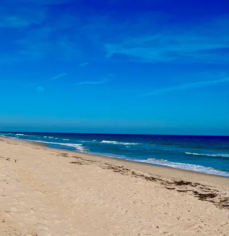 a view of an ocean beach