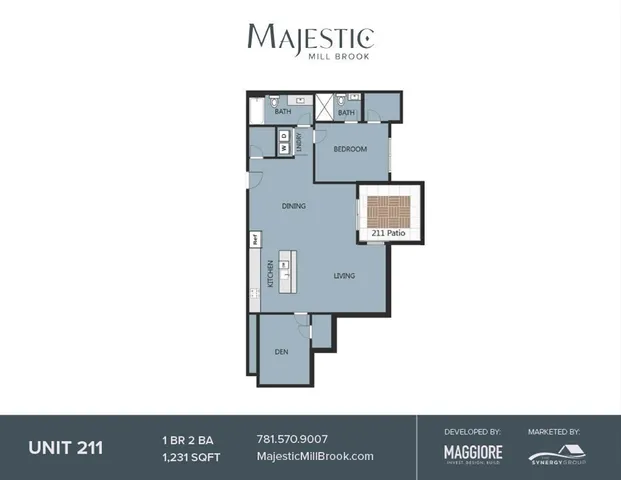 $1,011,500 | 1025 Massachusetts Avenue, Unit 211, Arlington, MA 02476