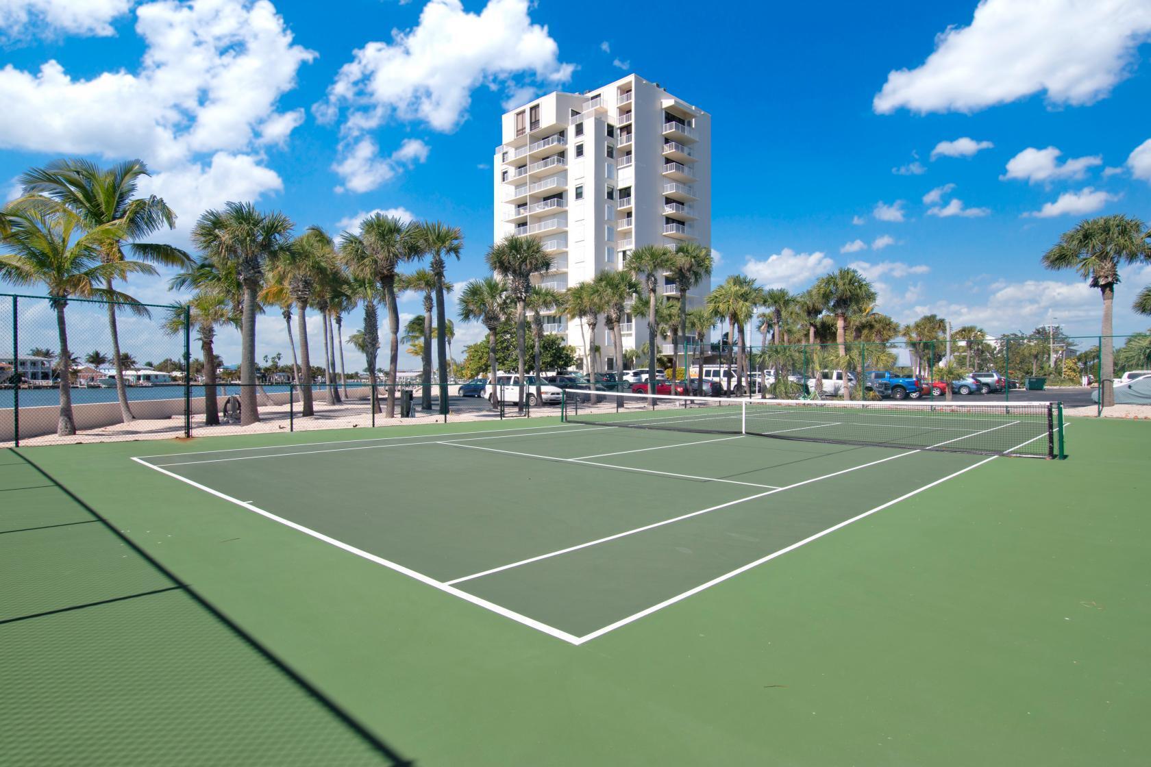 2000 Coco Plum Drive, Unit 503 Marathon, FL 33050 - Photo 37 of 37 a view of a tennis court