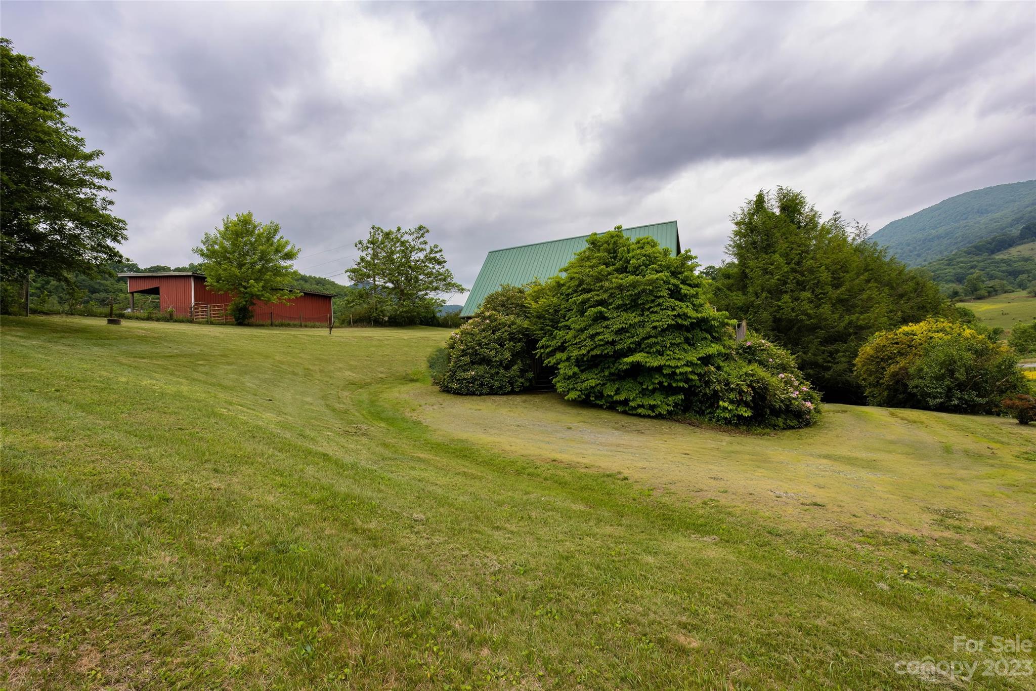 50 Morgan Branch Road Leicester, NC 28748 - Photo 34 of 41 a big yard with lots of green space