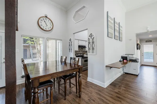 a kitchen with a stove and a sink