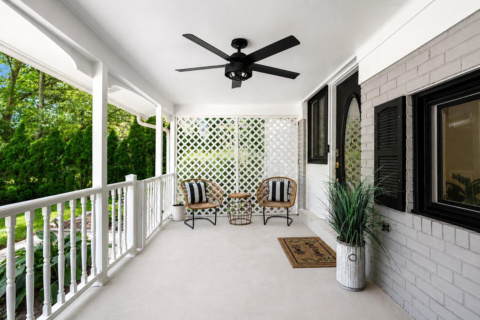 8213 Springfield Village Drive Springfield, VA 22152 - Photo 3 of 25 Charming porch with porch swing