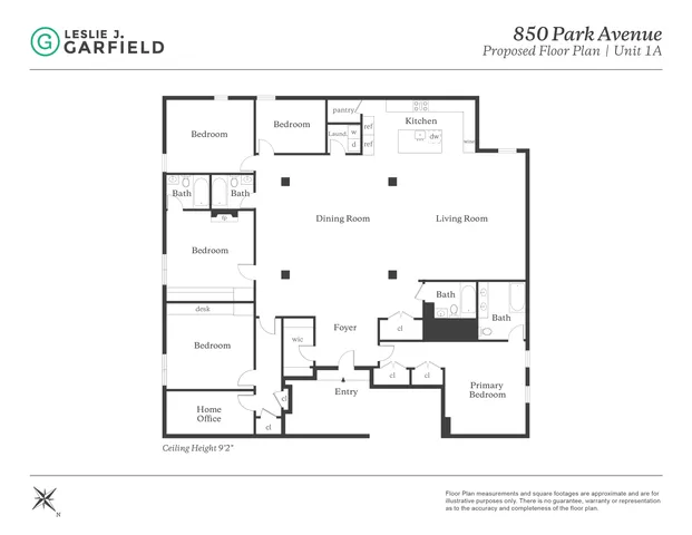 $2,500,000 | 850 Park Avenue, Unit 1A/F | Lenox Hill