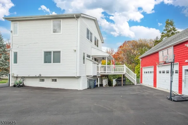 a view of a house with many windows