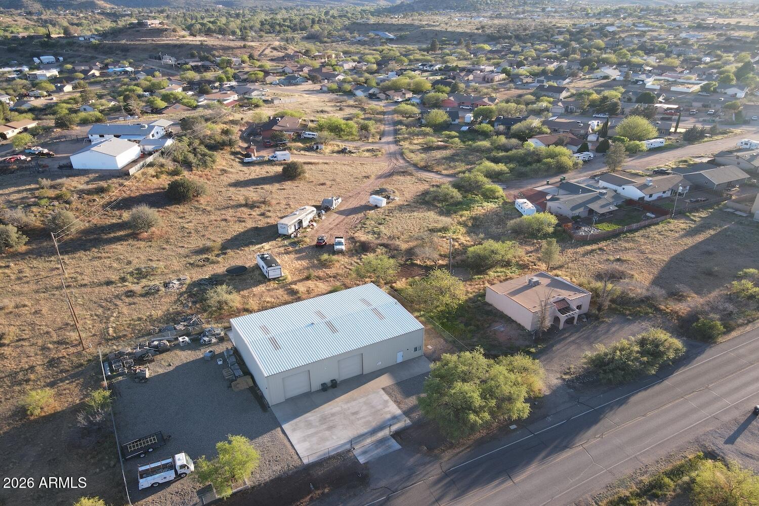 4690 East Beaver Creek Road, Unit 47 Rimrock, AZ 86335 - Photo 20 of 29 an aerial view of a city with lots of residential buildings