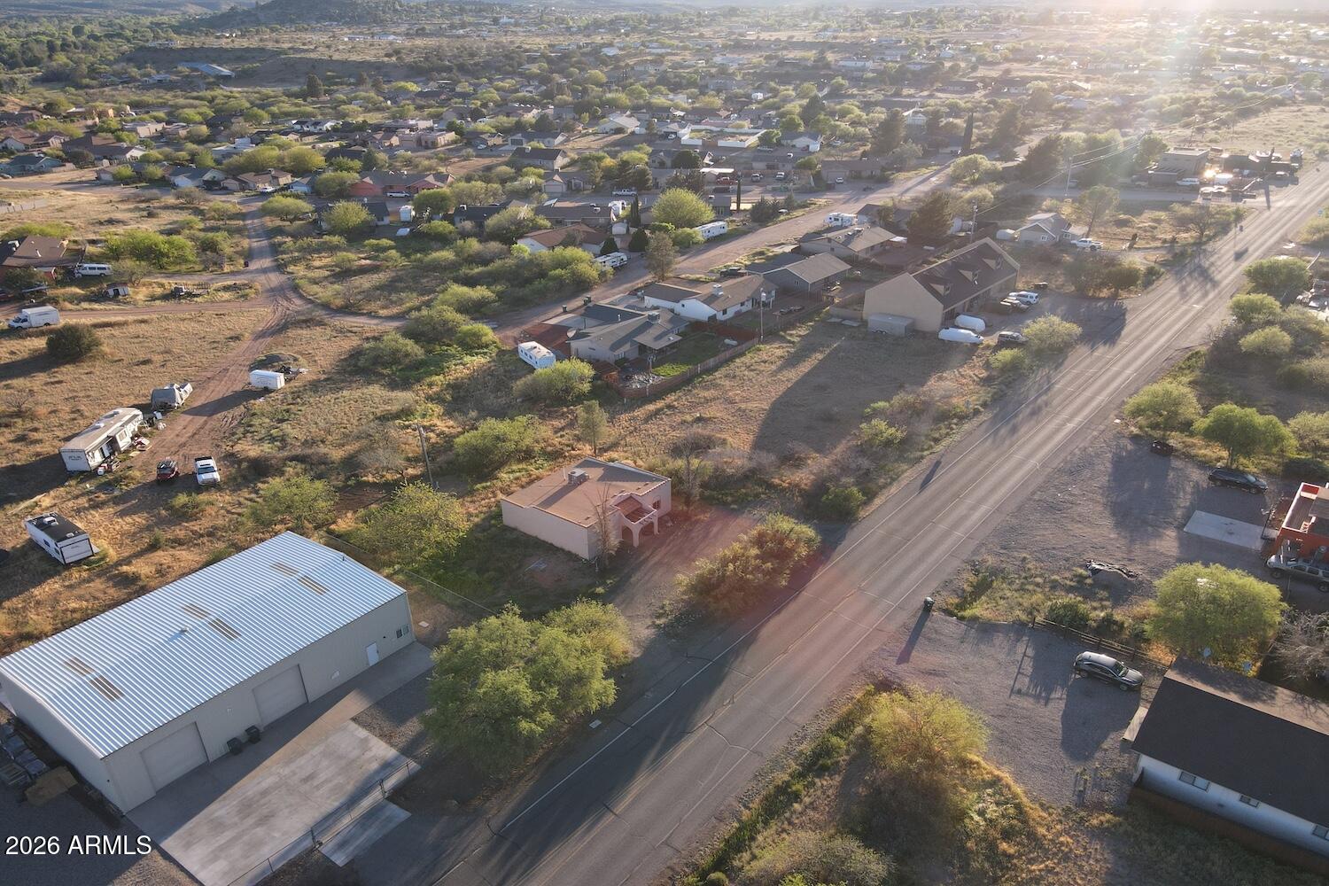4690 East Beaver Creek Road, Unit 47 Rimrock, AZ 86335 - Photo 27 of 29 an aerial view of a house with a yard