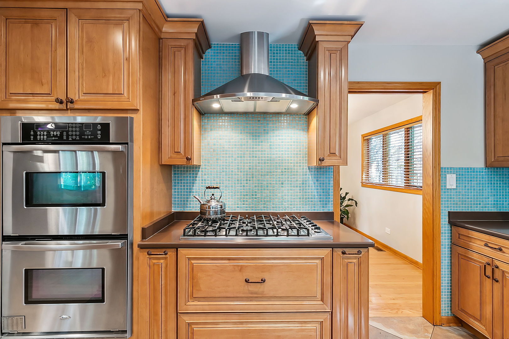 421 Herrick Road Riverside, IL 60546 - Photo 9 of 41 a stove top oven sitting inside of a kitchen