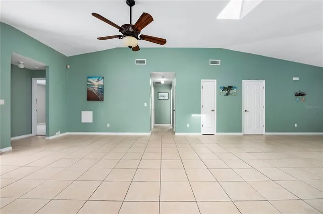 a view of an empty room